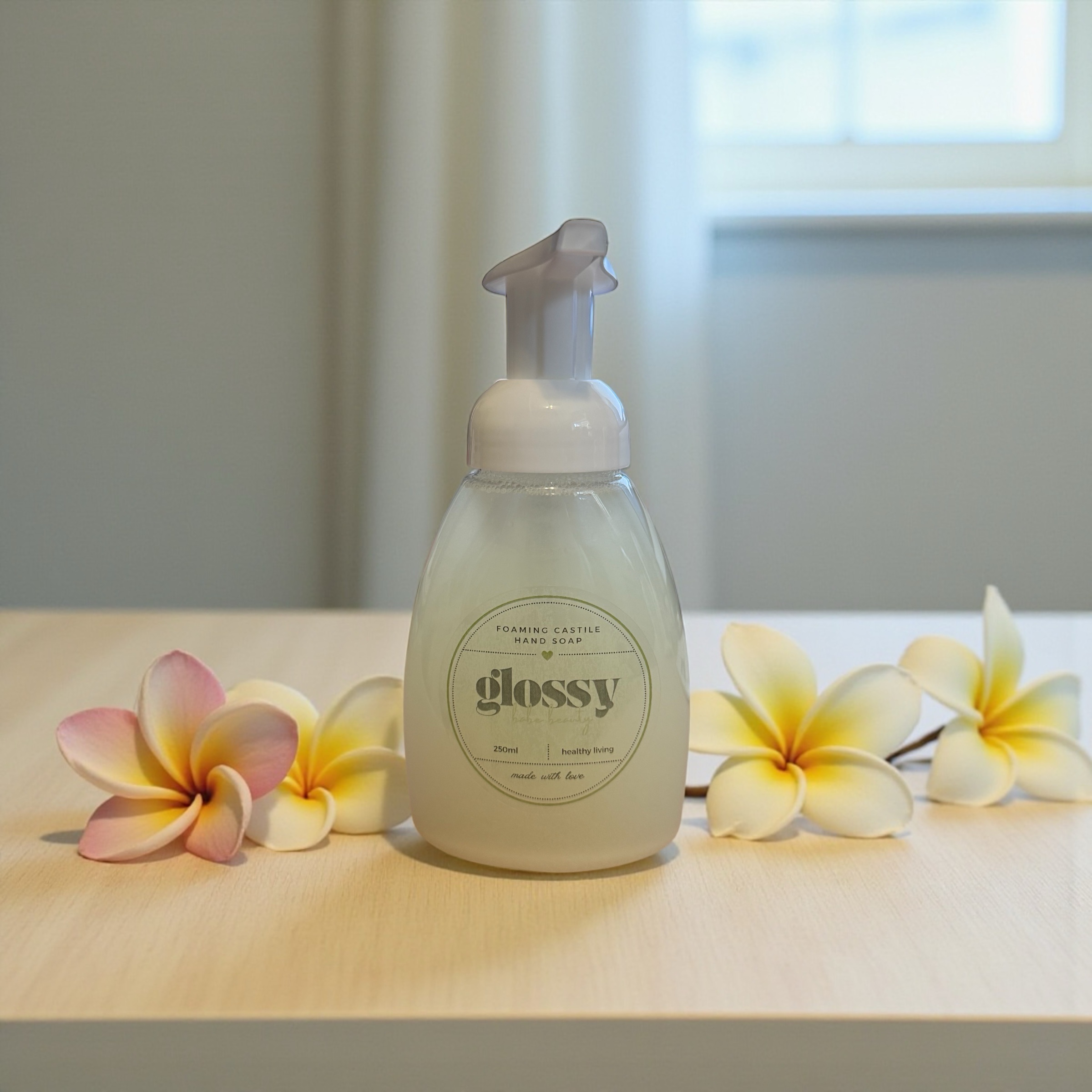 HAWAIIAN PLUMERIA CASTILE FOAMING HAND SOAP