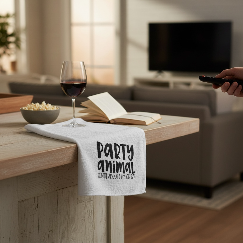 "PARTY ANIMAL" FACE CLOTH