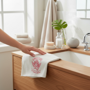 "SWEET GIRL" FACE CLOTH